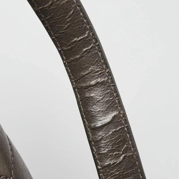 Chanel Khaki Quilted Leather Click Label Large Shoulder Bag - Picture 8 of 12